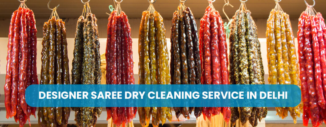 Designer Saree Dry Cleaning Service in Delhi
