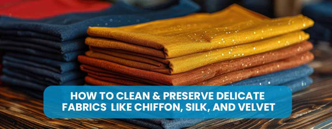 How to Clean & Preserve Delicate Fabrics Like Chiffon, Silk, and Velvet