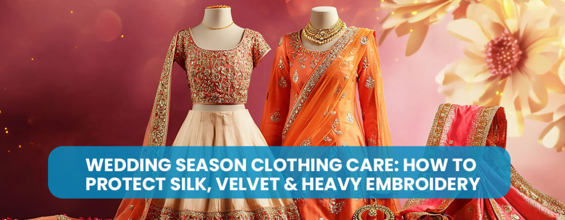 Wedding Season Clothing Care How to Protect Silk, Velvet & Heavy Embroidery