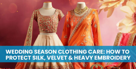 Wedding Season Clothing Care How to Protect Silk, Velvet & Heavy Embroidery